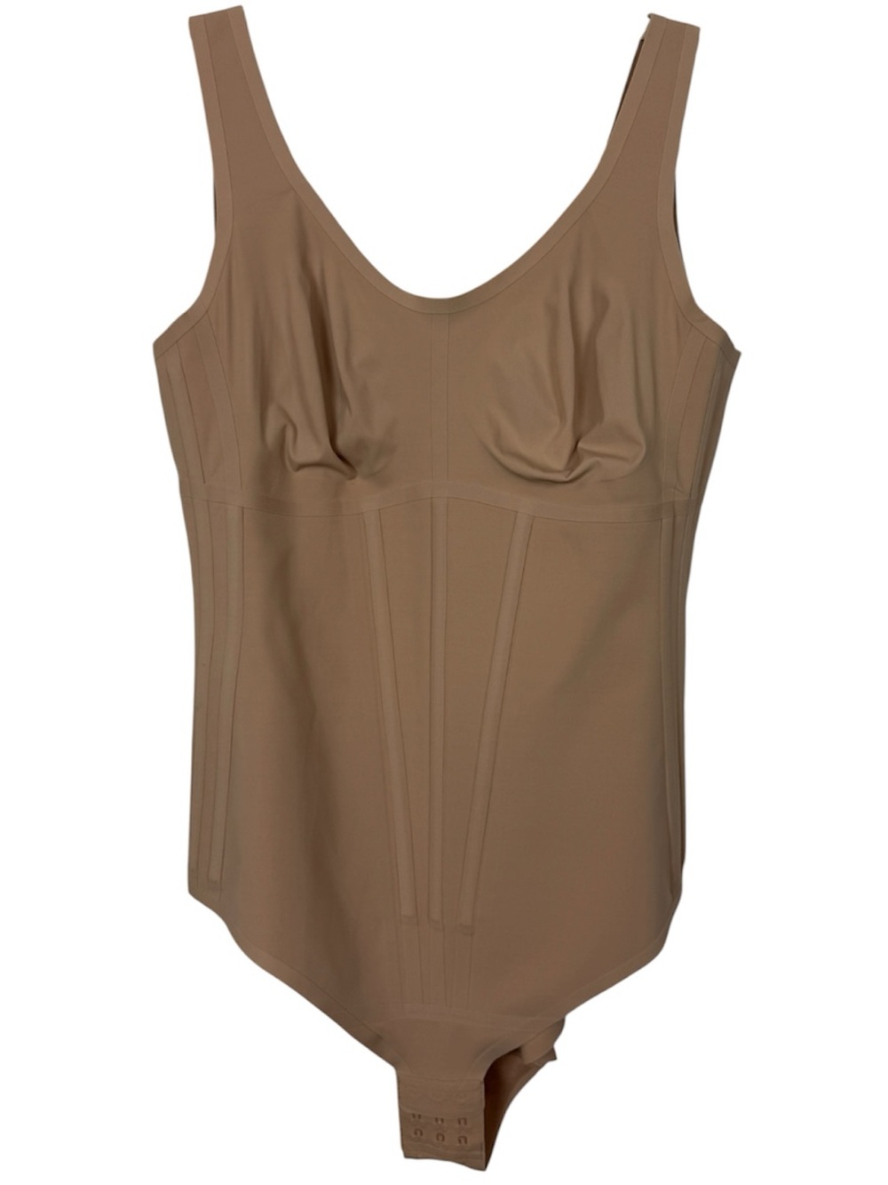 Honeylove Boldness tank corset shapewear bodysuit in sand size Large
